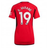 Fotballdrakt Dame Manchester United Raphael Varane #19 Hjemmedrakt 2023-24 Kortermet